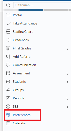 Focus Preferences Image